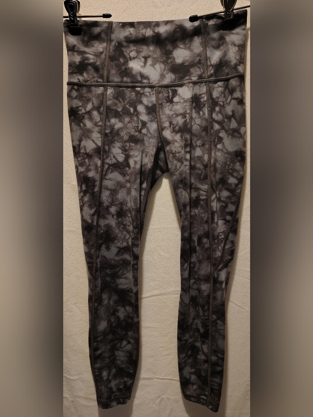 Athleta Women's Gray Tie-Dye Salutation Powervita Leggings Size XS